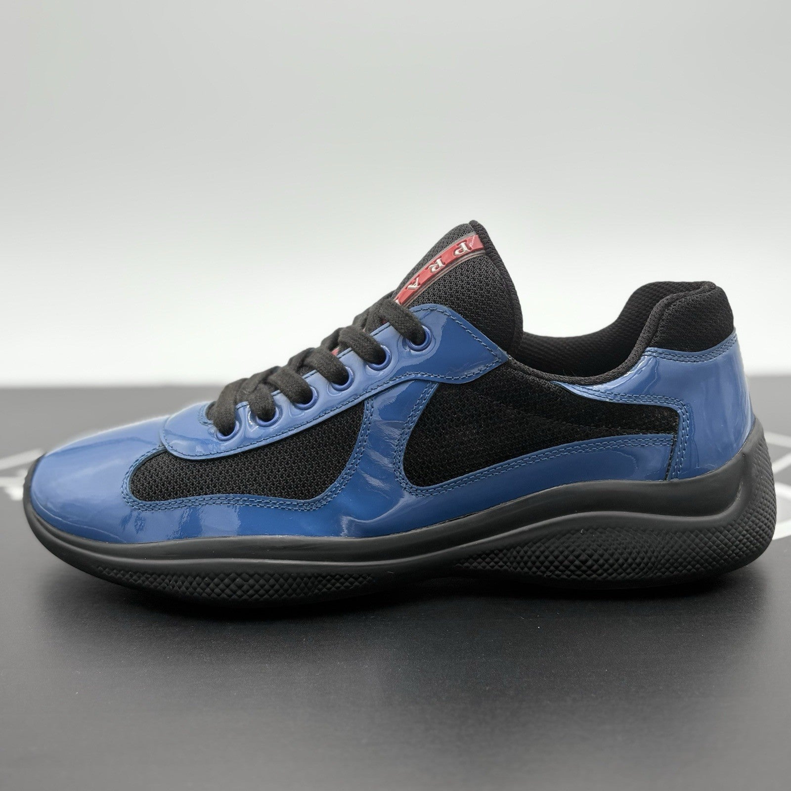 Size 7.5 UK (8.5US) - Prada Americas Cup ' Blue Black ' | SUPER CLEAN!
