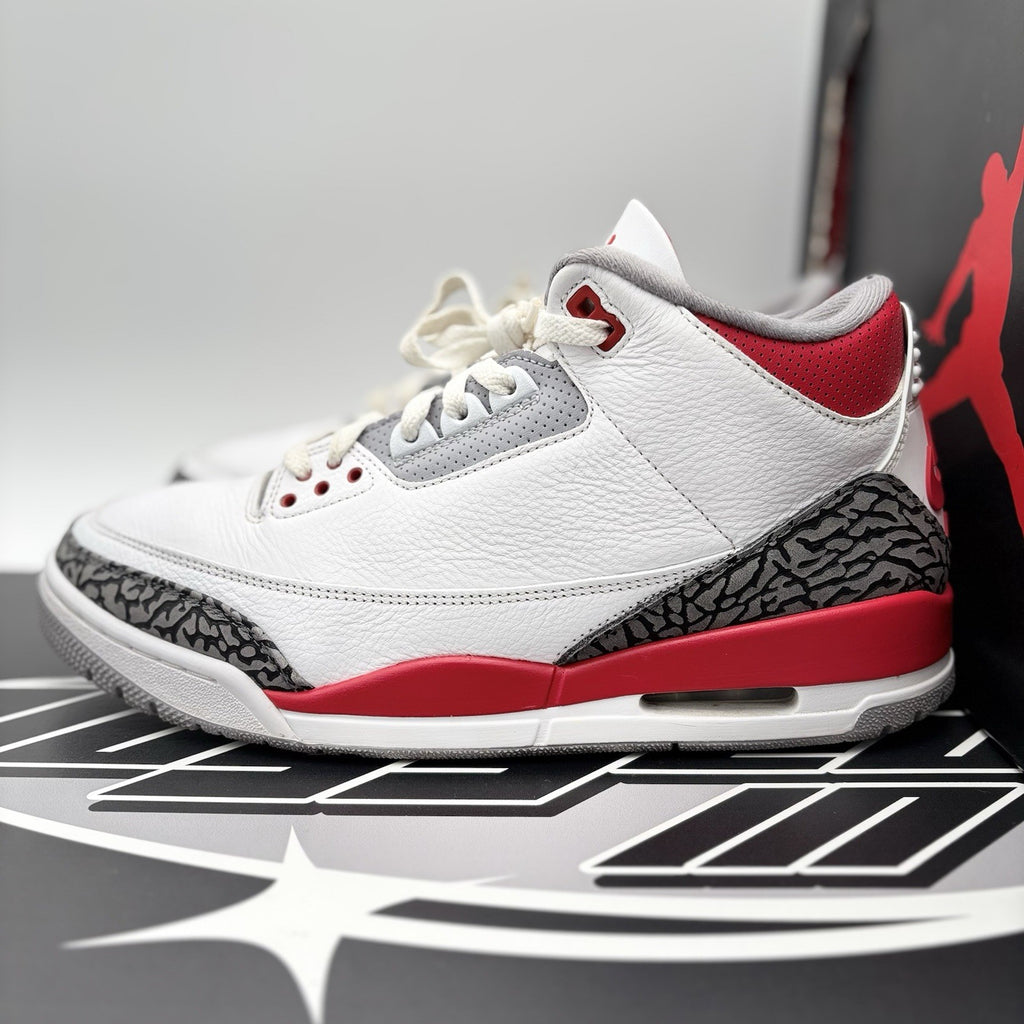 Size 11.5 - Air Jordan 3 Retro Mid ' Fire Red ' | GREAT CONDITION!