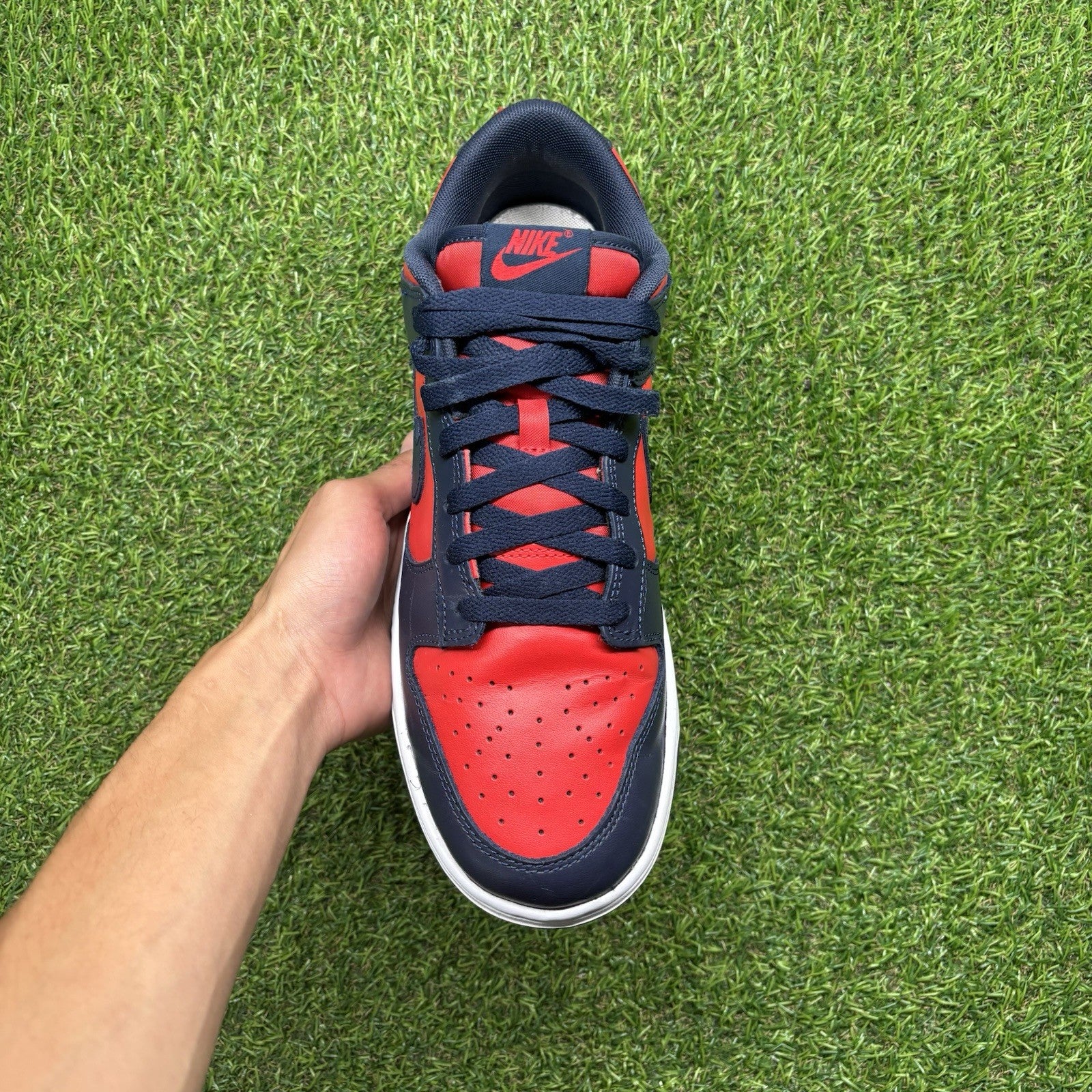 Size 11 - Nike Dunk Retro 2024 Low Navy Red |GOOD CONDITION!