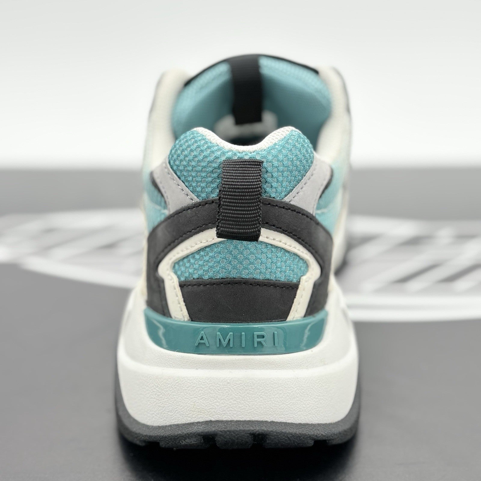 Size 44 (11 US) Amiri Bone Runner ' White Black Blue Grass ' | SUPER CLEAN!