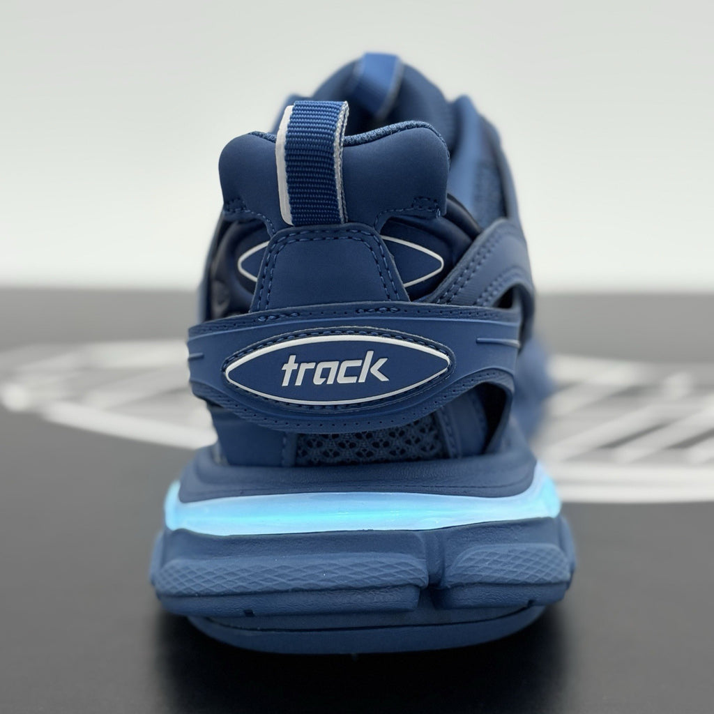 Size 41 (8 US) - Balenciaga Track LED Sneaker ' Navy ' | BRAND NEW!