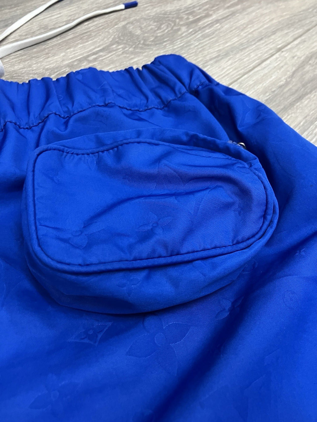 Size M - Louis Vuitton Monogram Swim Board Shorts ' Blue France ' | SUPER CLEAN!