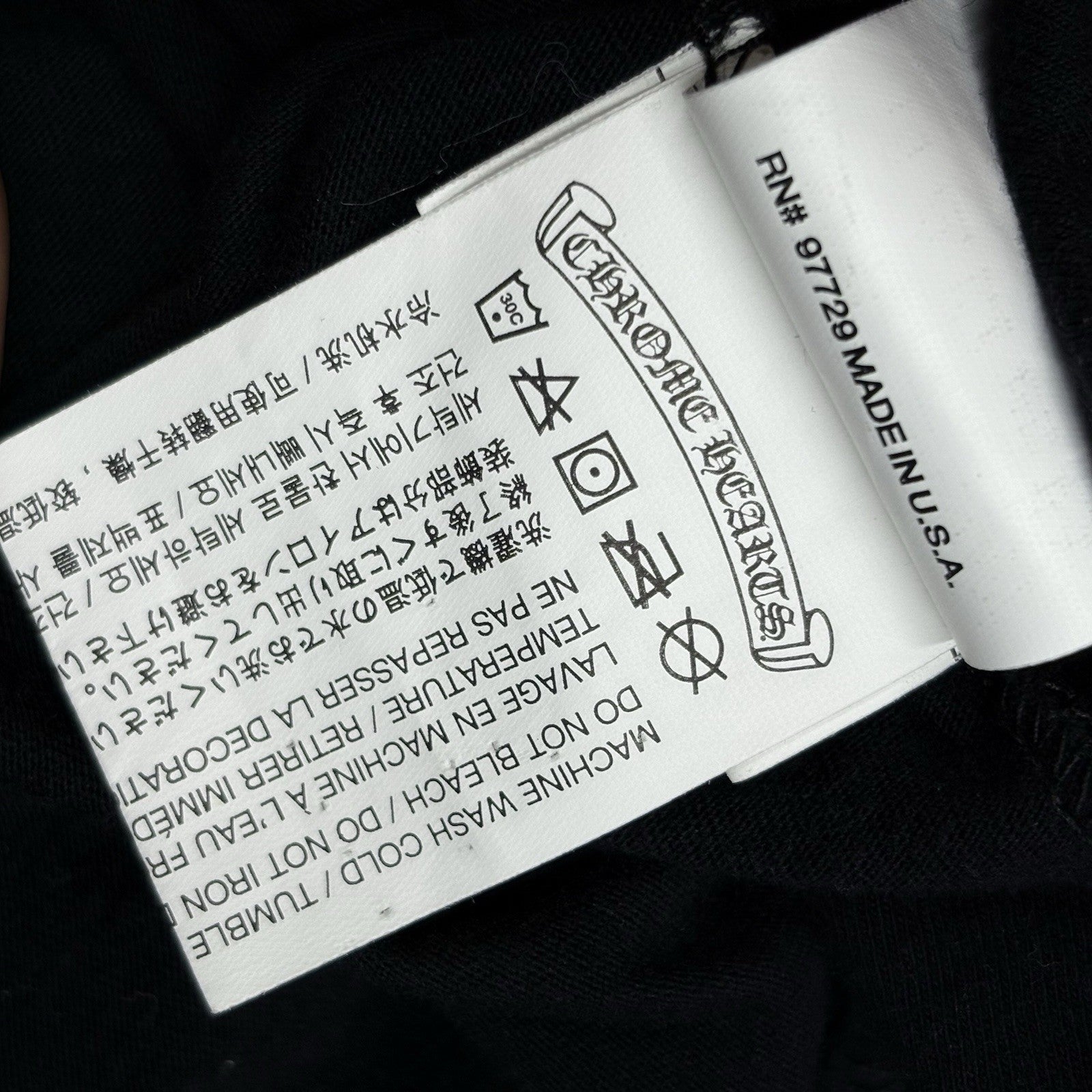 Size L - Chrome Hearts Las Vegas Exclusive T-Shirt ' Black ' | WORN ONCE!