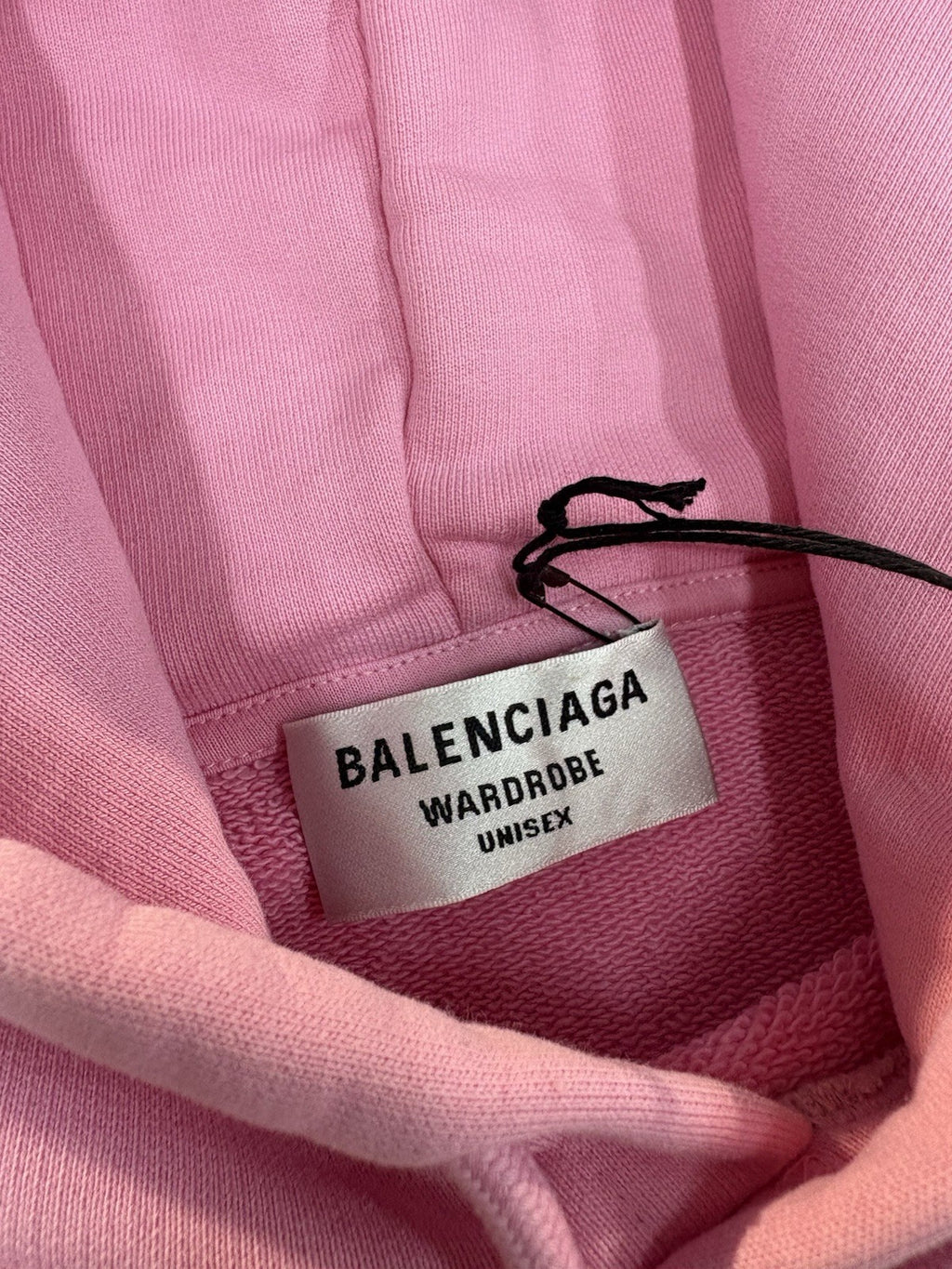 Size Small - Balenciaga Embroidered Logo Hoodie ' Pink '