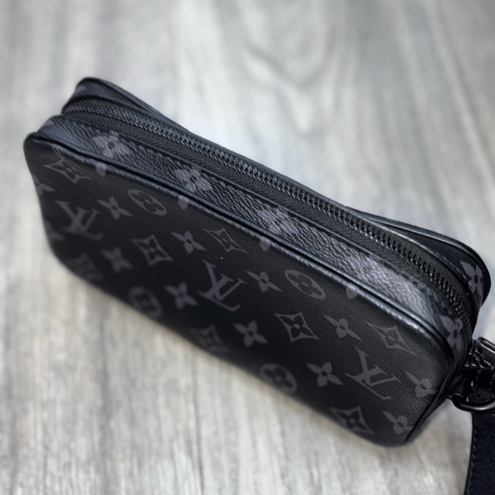 Louis Vuitton Pochette Volga Monogram Eclipse ' Black ' | SUPER CLEAN!