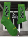 Size Small (4-6 US) - Chrome Hearts X Matty Boy Flame Socks ' Black ' | NEW!