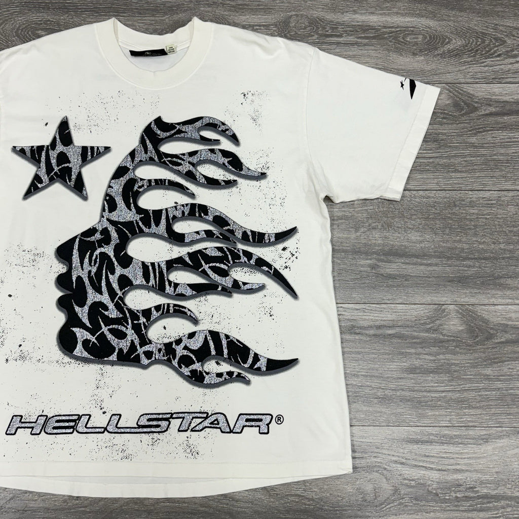 Size Large - Hellstar Glitter P2P T-Shirt ' Black ' | NEW!