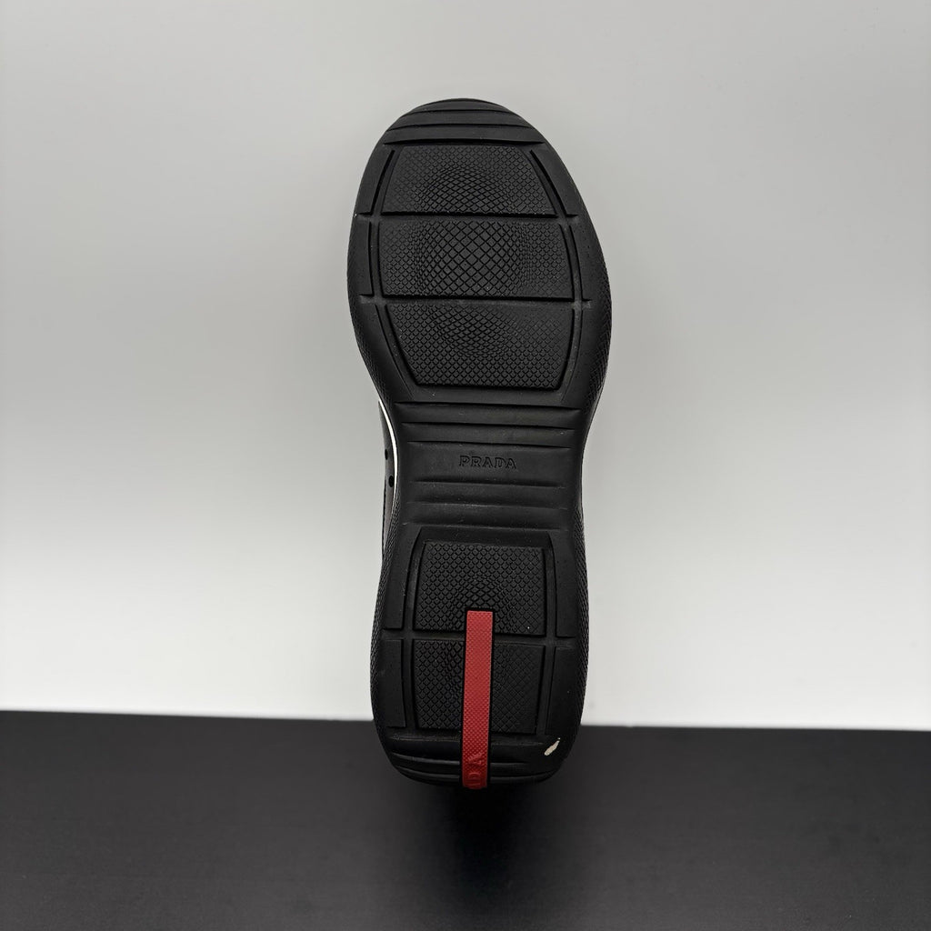 Size 8 UK (9 US) - Prada Cup High Top ‘ Black, Grey ‘