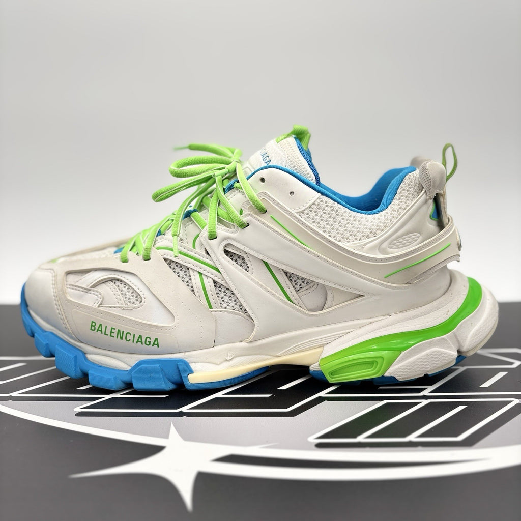 Size 45 (12 US) - Balenciaga Track ' White Blue Green ' | GREAT CONDITION!