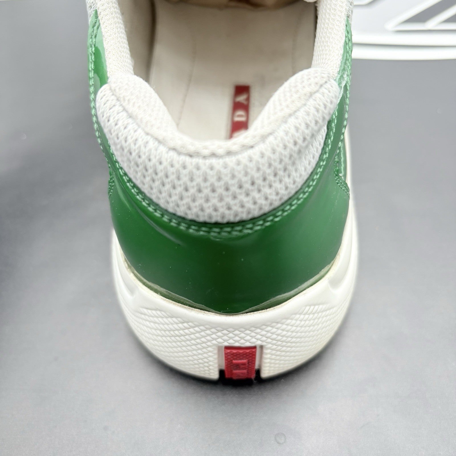 Size 9.5 UK (10.5 US) - Prada Americas Cup ' Green White ' | GOOD CONDITION!