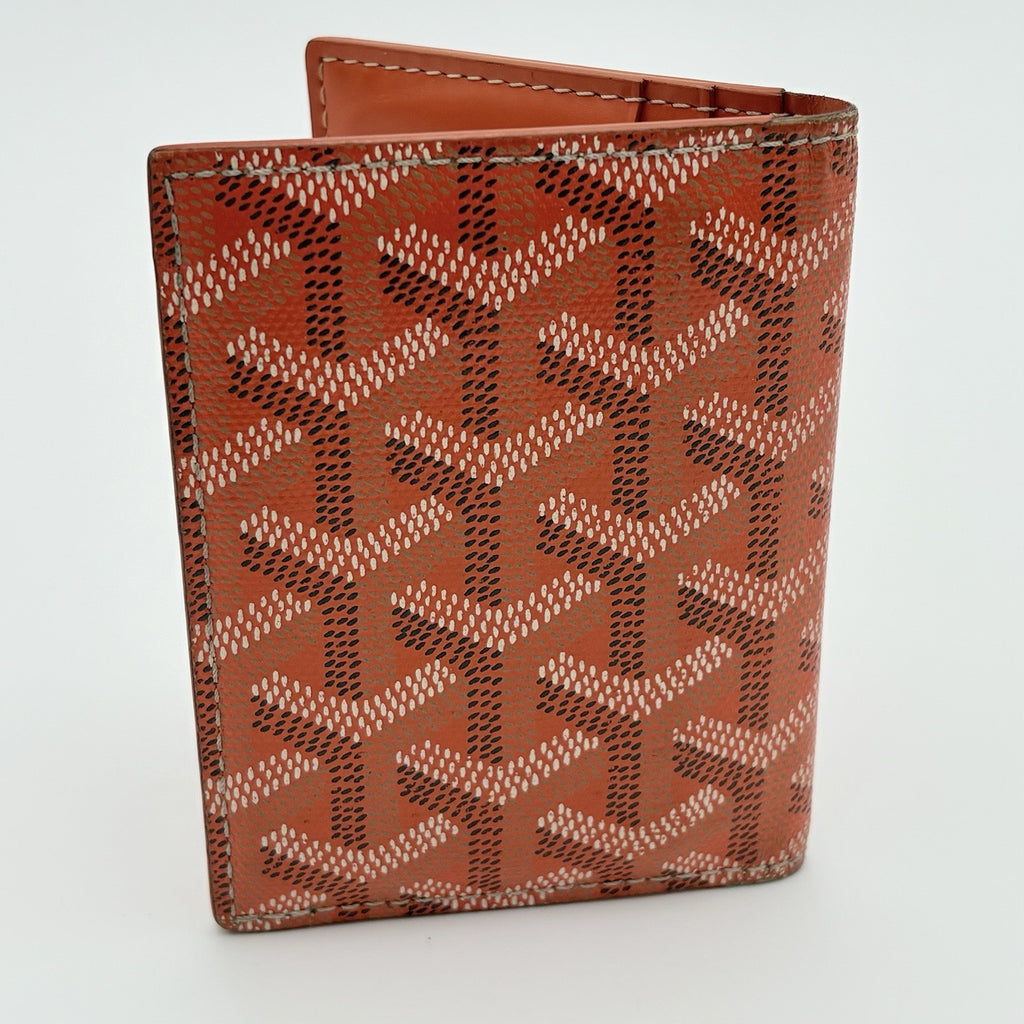 Goyard Saint Marc Card Holder Wallet ' Orange ' | 100% AUTHENTIC!