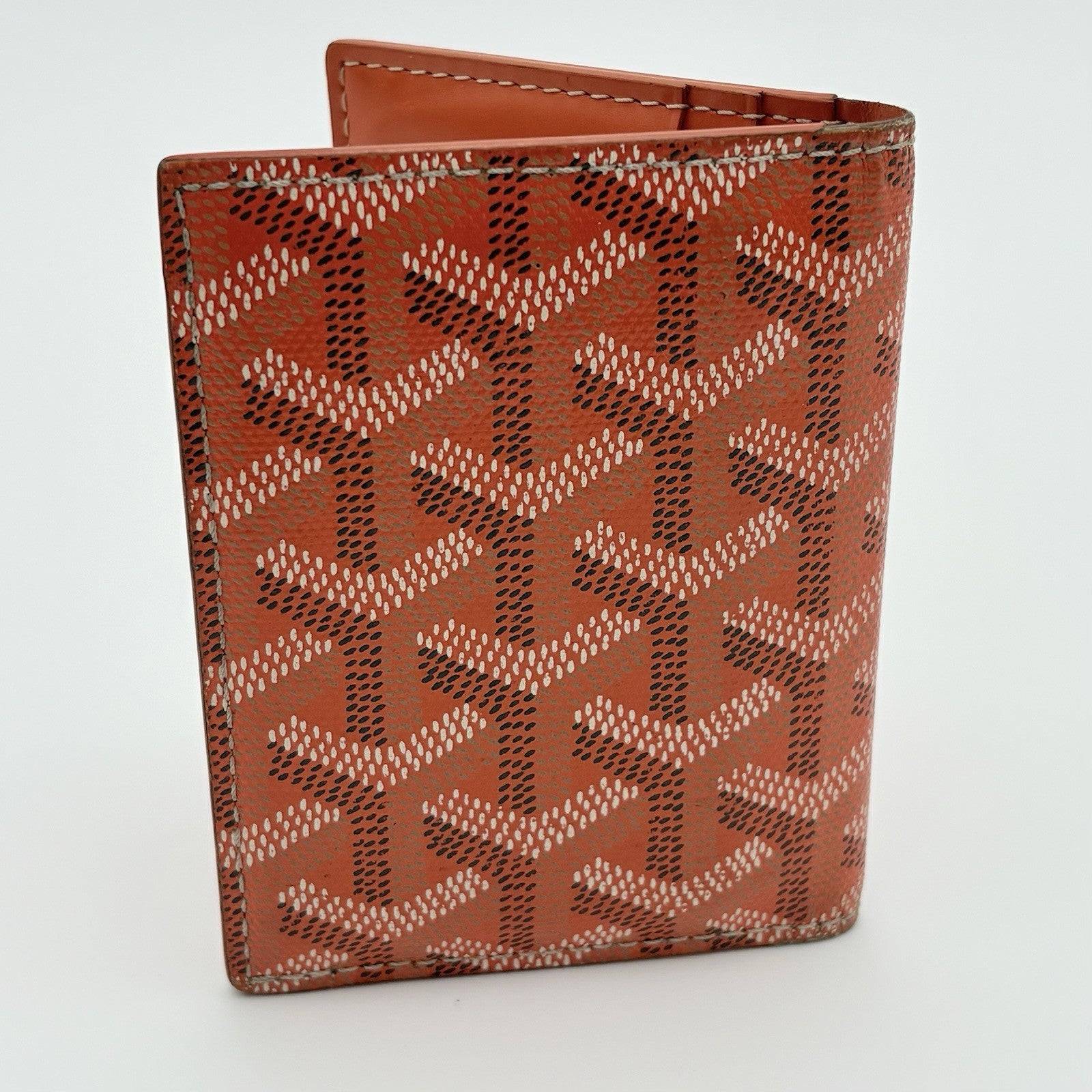 Goyard Saint Marc Card Holder Wallet ' Orange ' | 100% AUTHENTIC!
