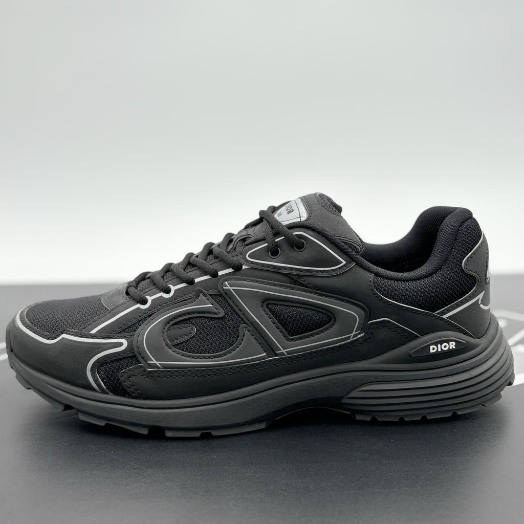 Size 45 (12 US) Dior B30 Reflective Sneaker ' Black ' | SUPER CLEAN!