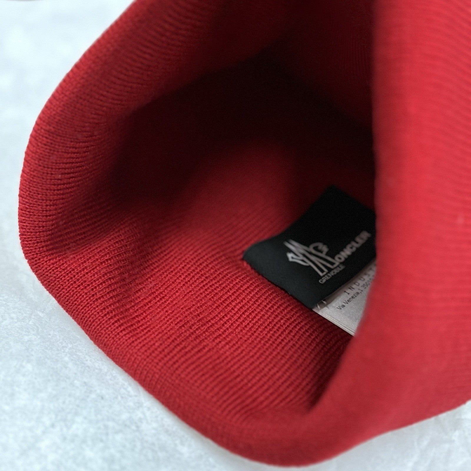 Moncler Grenoble Wool Beanie ' Red ' | SUPER CLEAN!