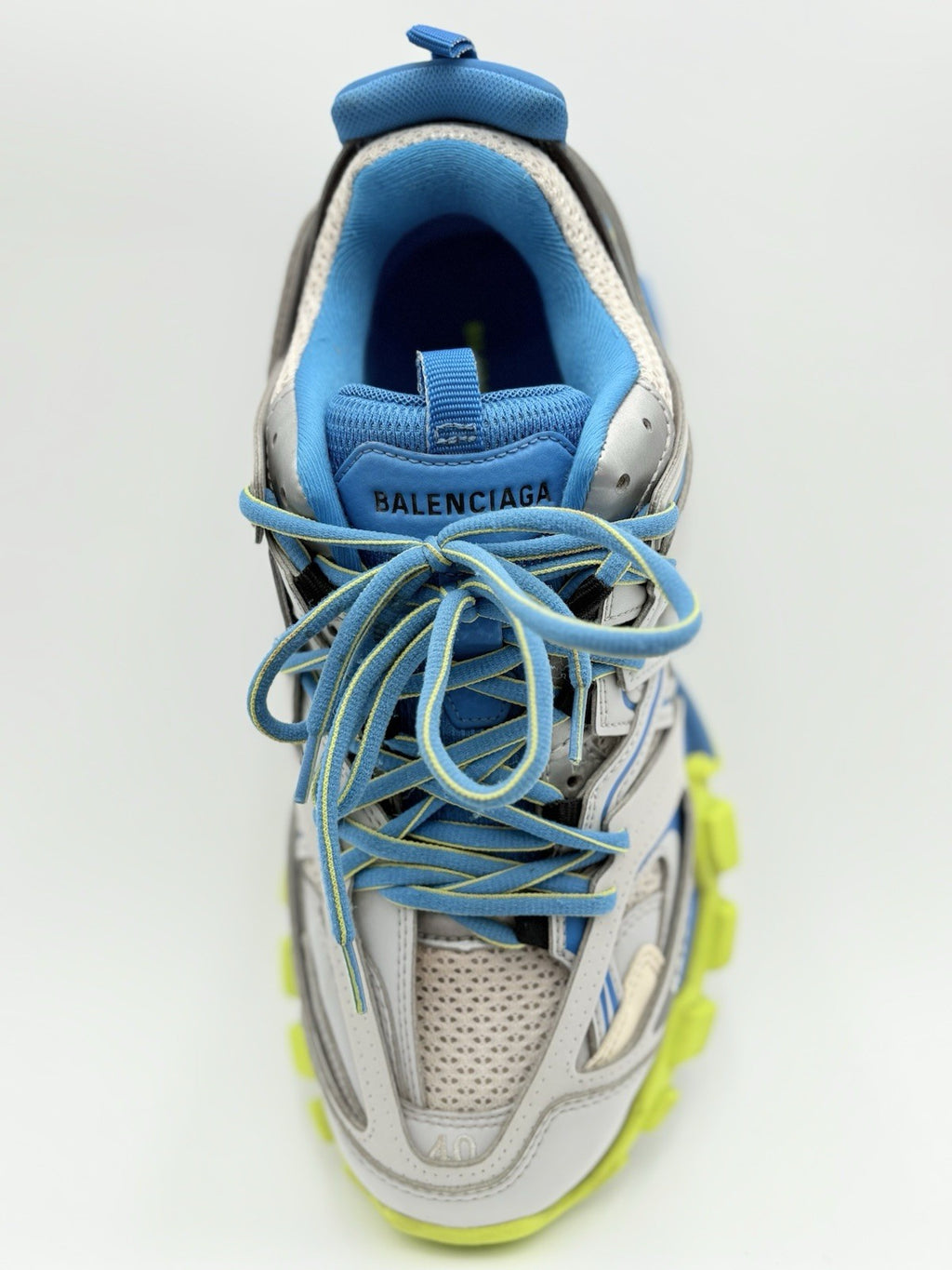 Size 40 (7 US) - Balenciaga Track Sneaker ' Grey Blue ' | SUPER CLEAN!