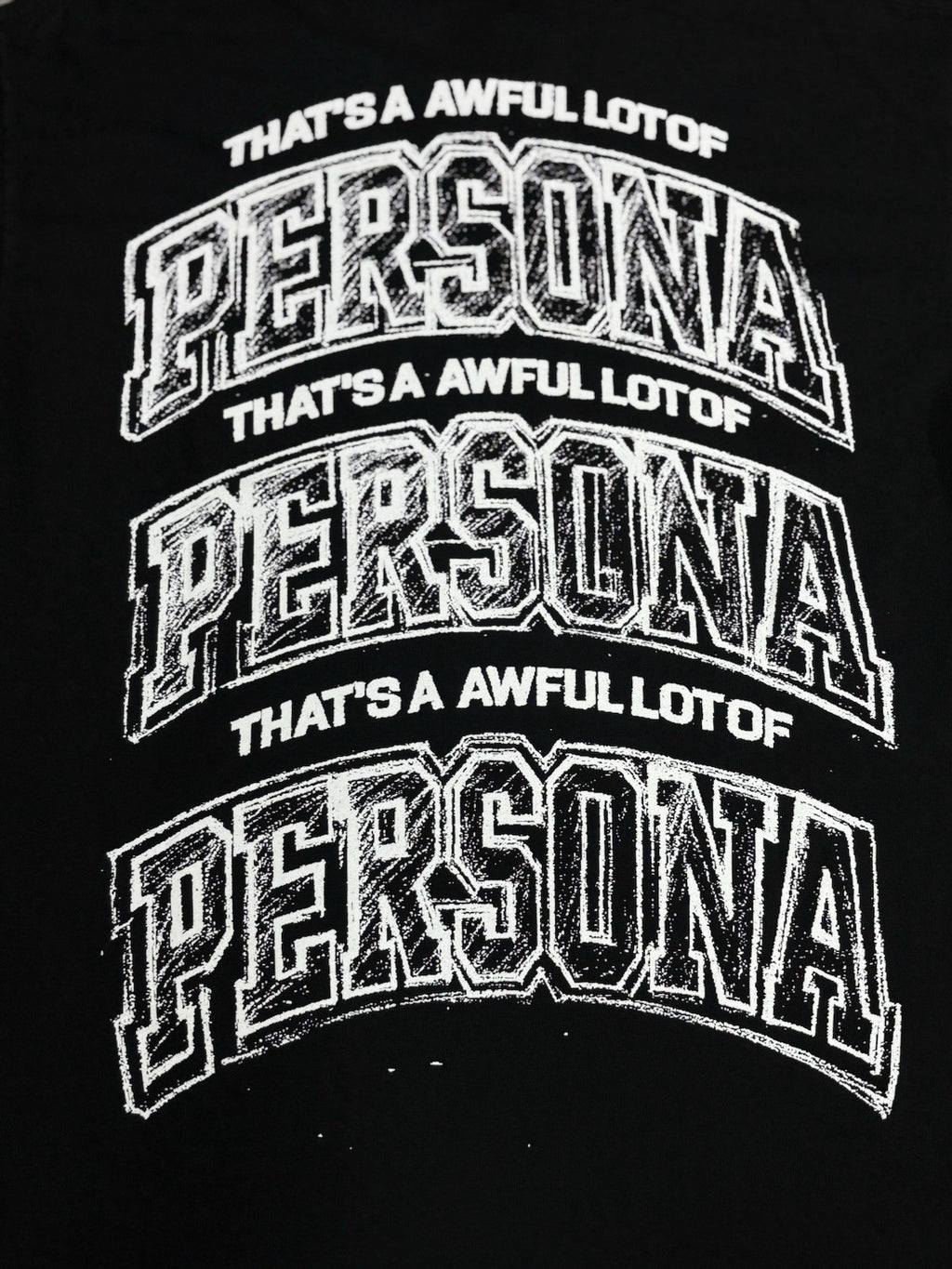 Size XL - That’s A Awful Lot Of Cough Syrup X Persona T-Shirt ' Black ' | NEW!