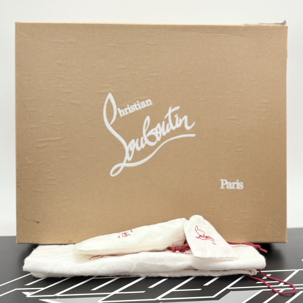 Size 45.5 (12.5 US) - Christian Louboutin Spikes ' Orange ' | BRAND NEW!