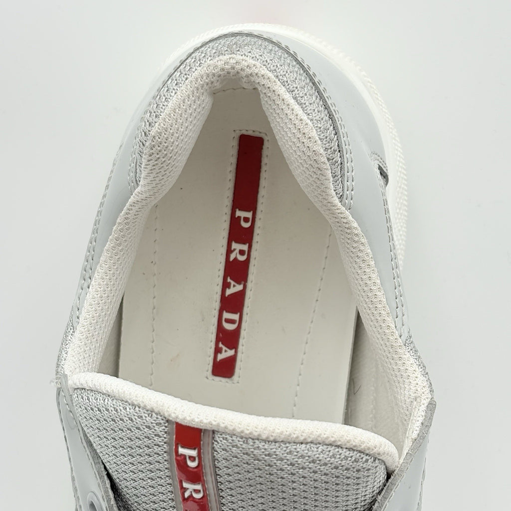 Size 10 UK (11 US) - Prada America Cup ' Grey White ' | GREAT CONDITION!