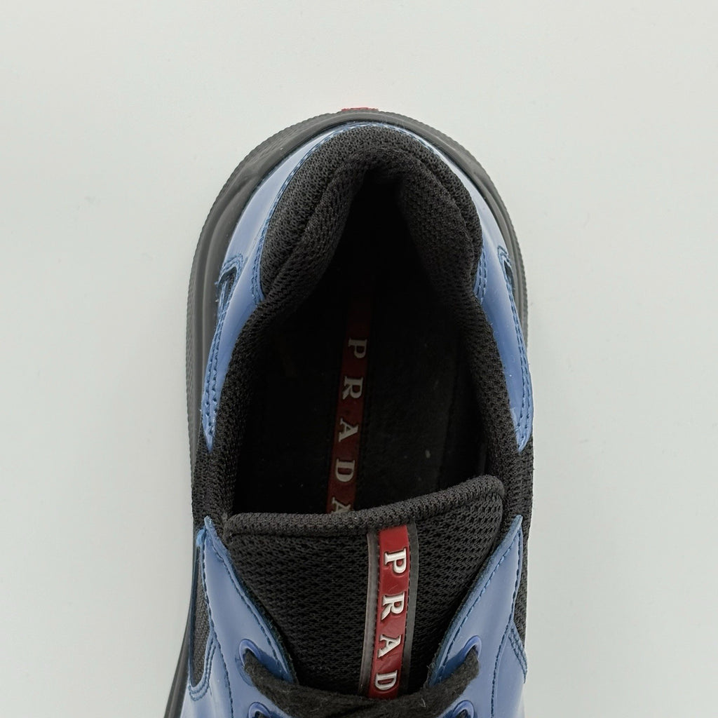 Size 7.5 UK (8.5US) - Prada Americas Cup ' Blue Black ' | SUPER CLEAN!