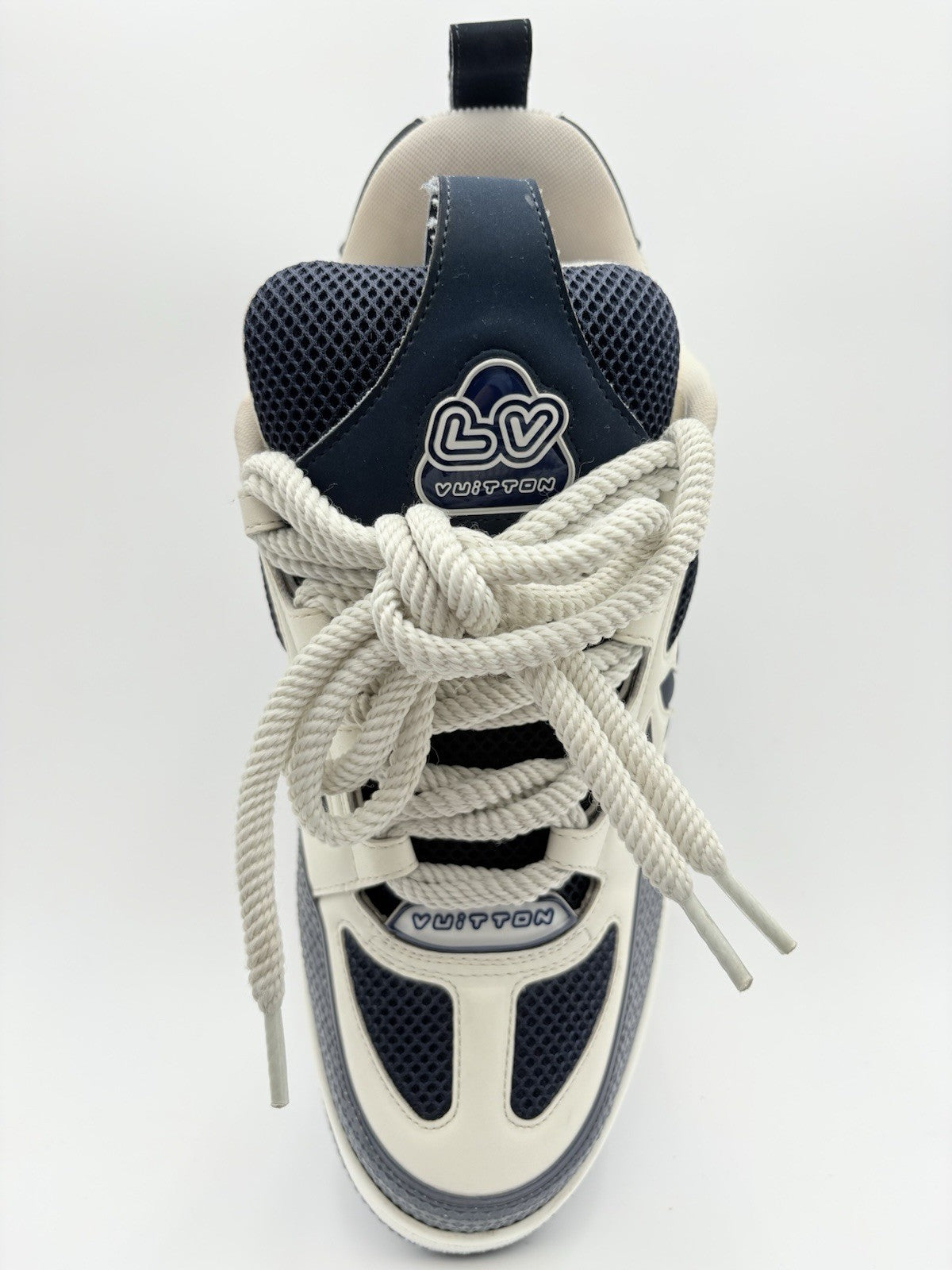 Size 8 LV (9-9.5 US) - Louis Vuitton Skate ' Marine ' | GOOD CONDITION