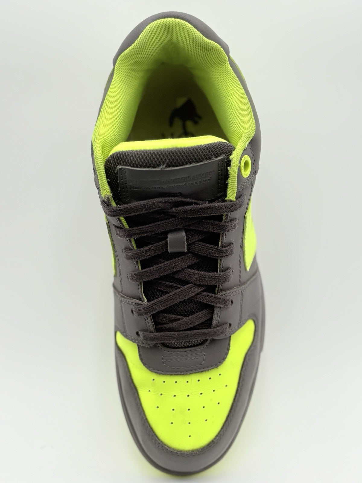 Size 43 (10 US) Off-White Out of Office ' Grey Yellow ' | GOOD CONDITION!