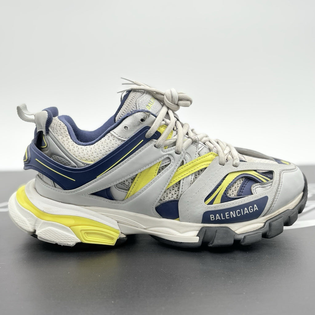 Size 41 (8 US) - Balenciaga Track ' Grey Navy Yellow ' | GREAT CONDITION!