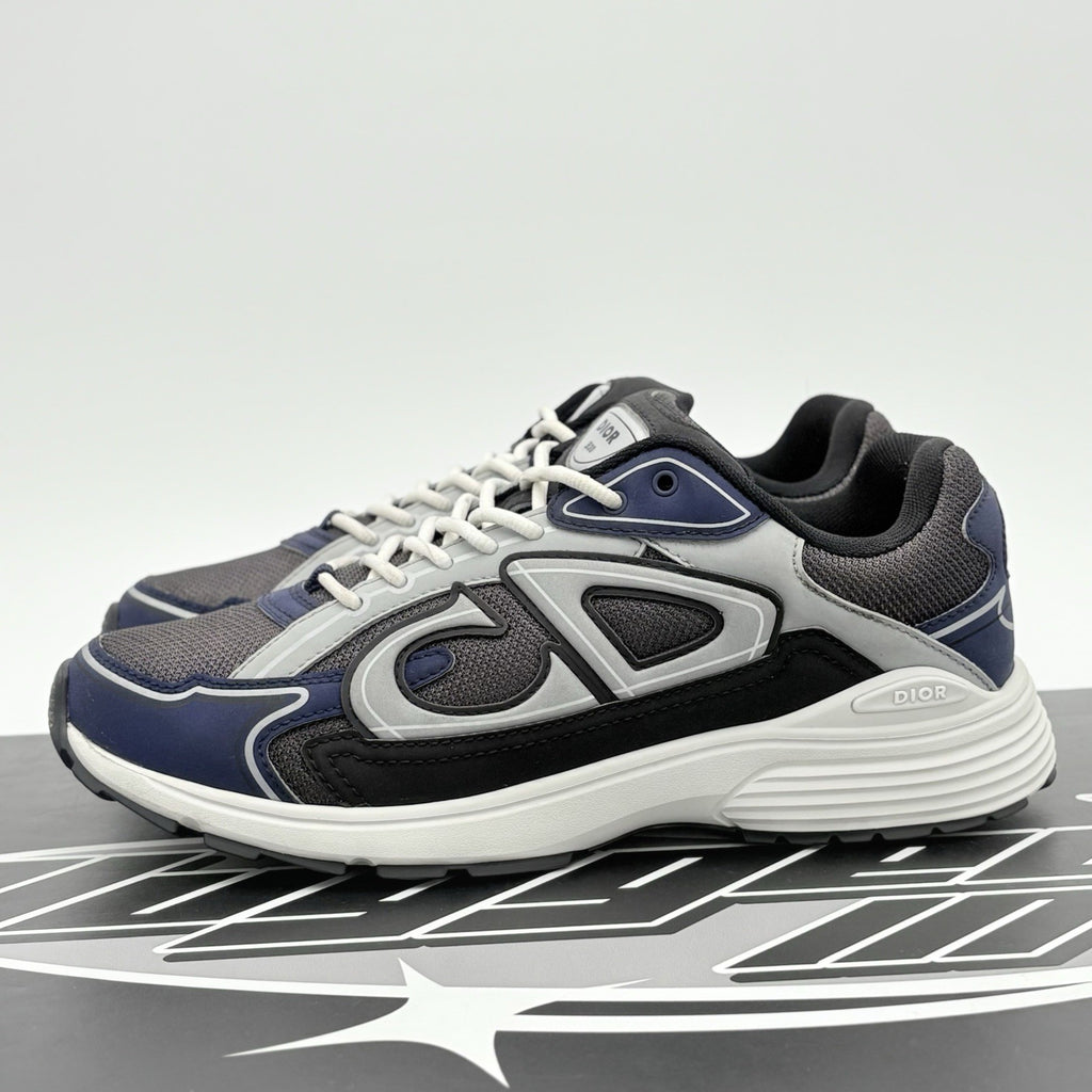 Size 42 (9 US) - Dior B30 Reflective Sneaker ' Blue Grey Black ' | SUPER CLEAN!
