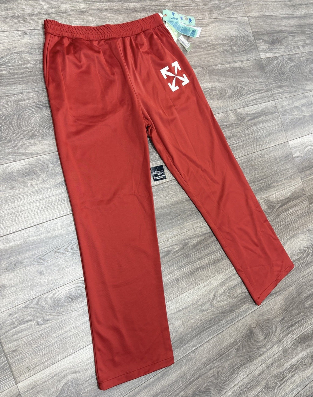 Size XXL - Off-White Single Arrow Slim Trackpant ' Red ' | NEW!