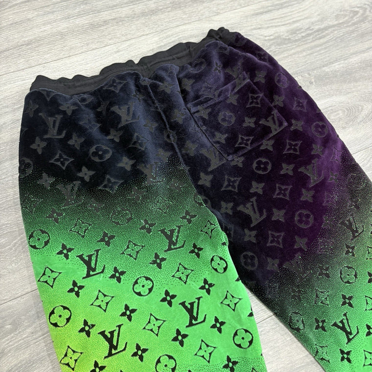 Monogram Velvet Sweatpants — photo 8