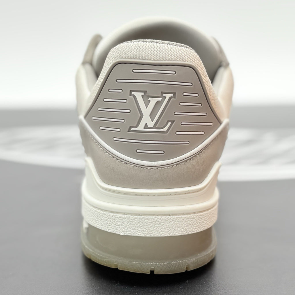 Size 7.5 LV (8.5-9 US) Louis Vuitton Trainer ' Grey White ' | GOOD CONDITION!