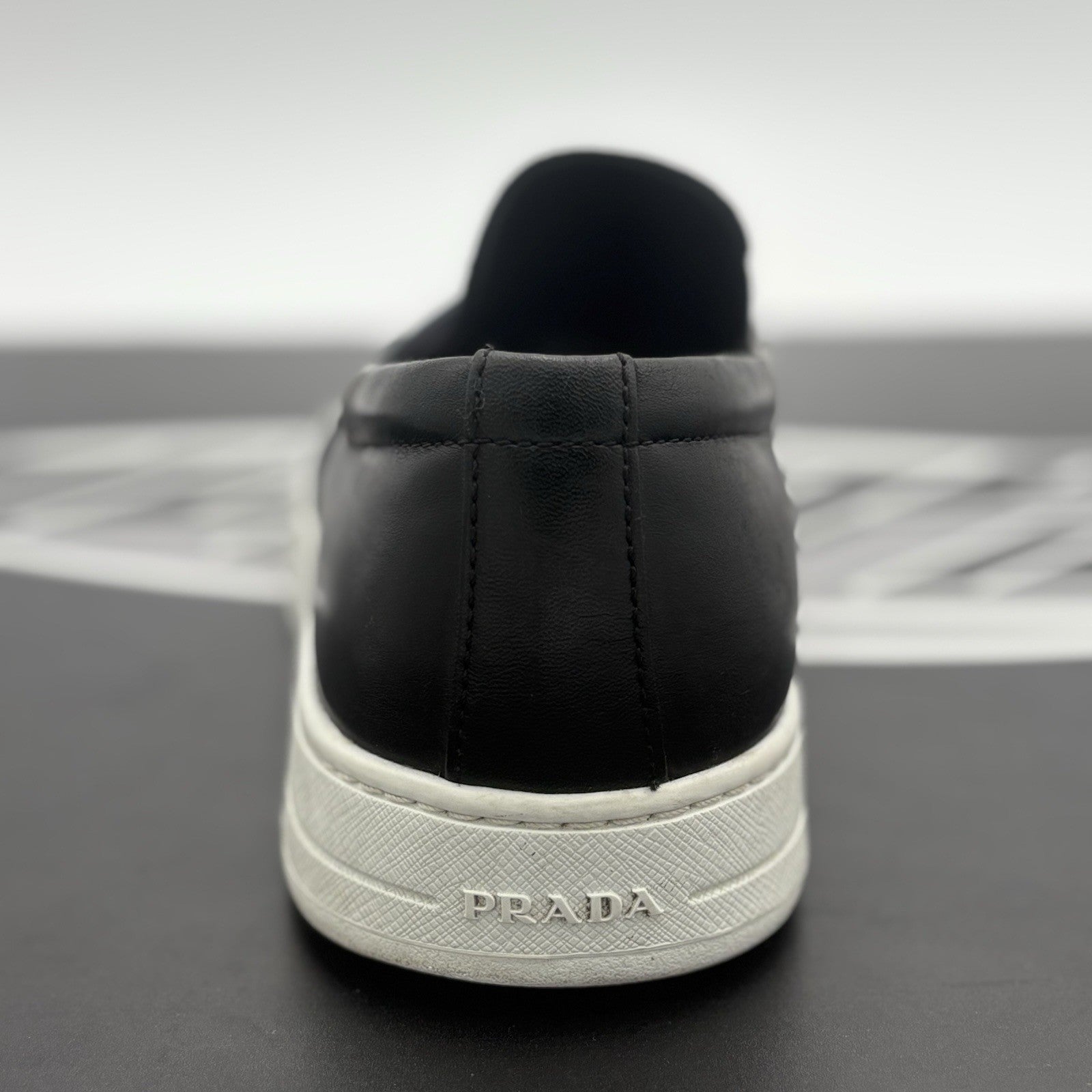 Size 6.5 UK (7.5 US) - Prada Suede Loafer ' Navy ' | GOOD CONDITION!
