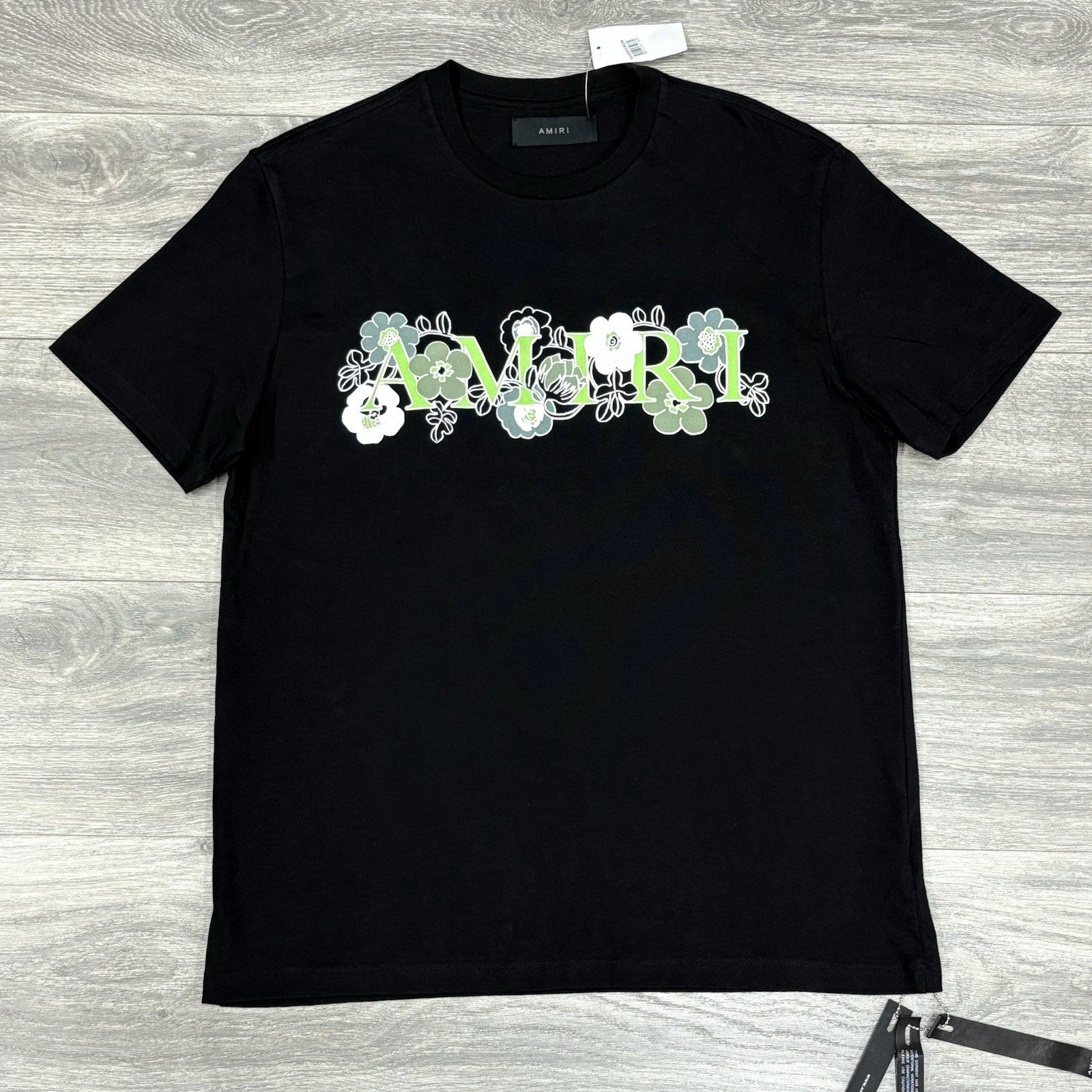 Size S - Amiri Flower logo T-Shirt ' Black ' | BRAND NEW!