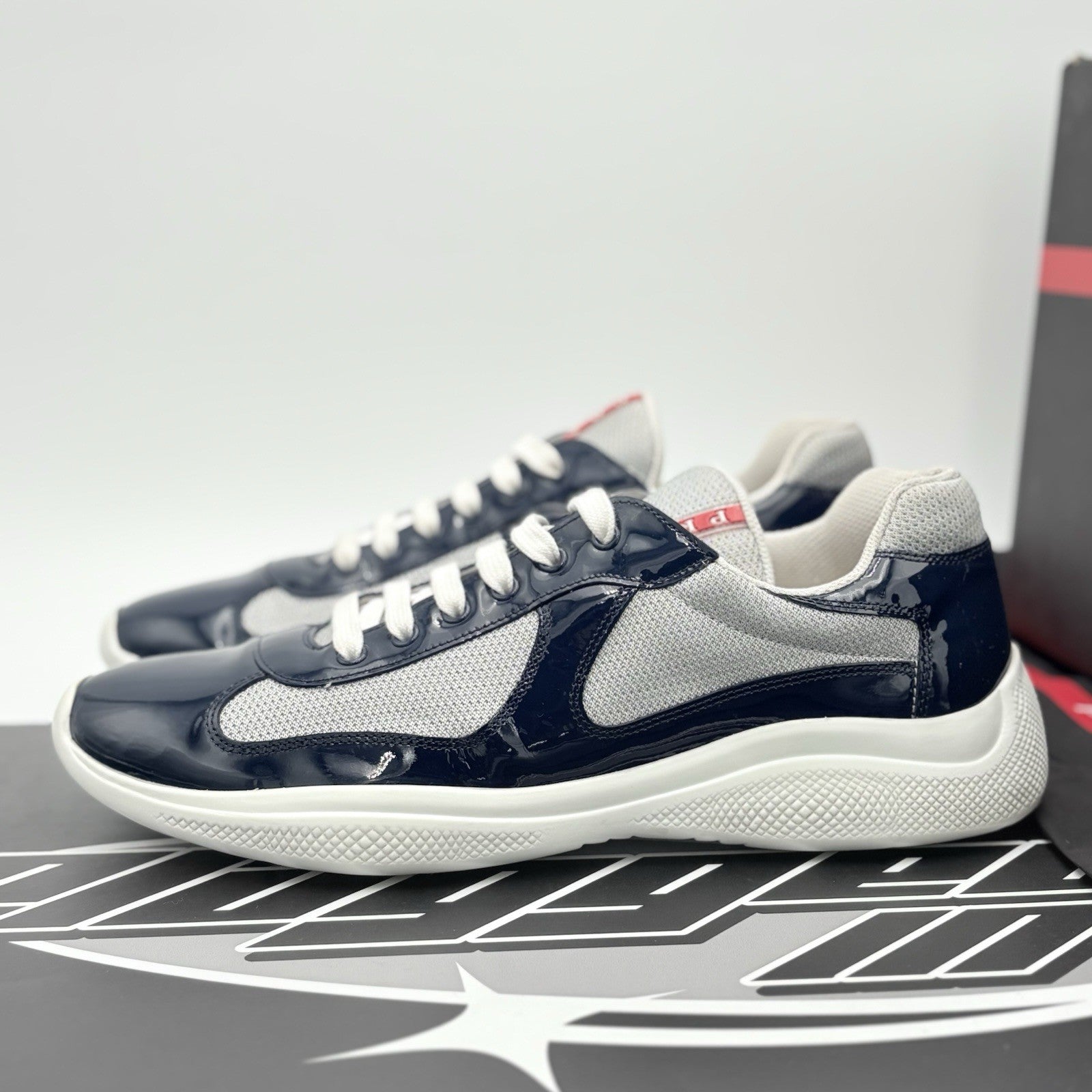 Size 11 UK (12 US) - Prada Americas Cup ' Blue White ' | GOOD CONDITION!