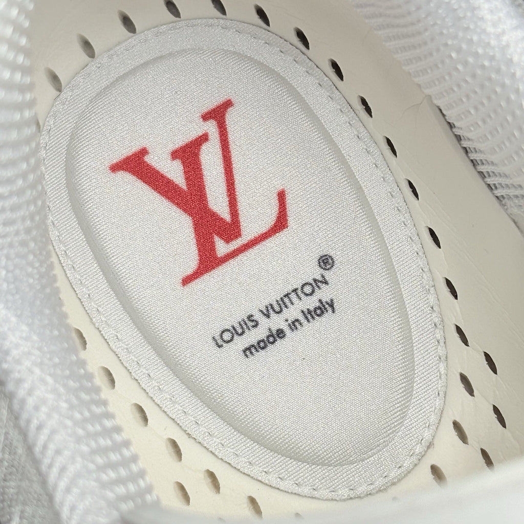Size 12 LV (13-13.5 US) Louis Vuitton Reflective Trainer ' Red ' | EXCELLENT!
