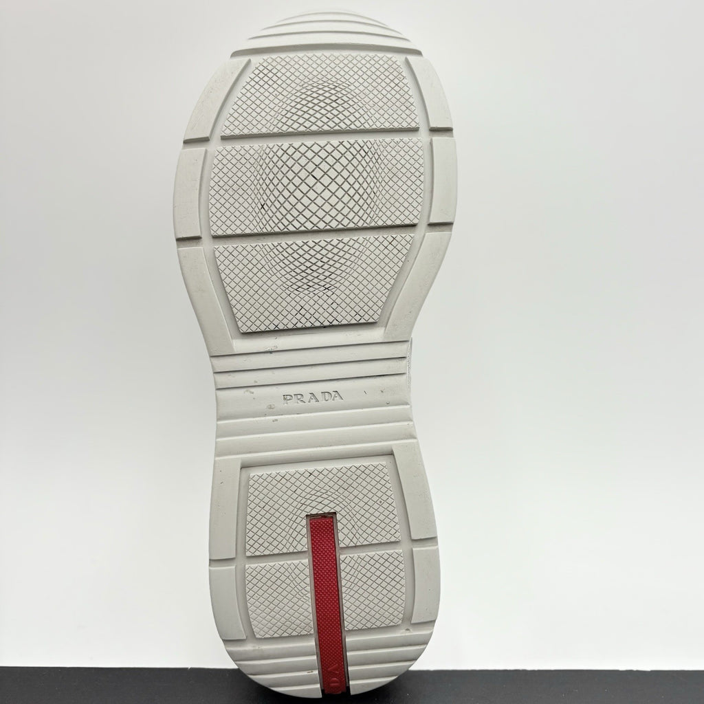 Size 8 UK (9 US) - Prada Americas Cup Sport ' White Grey ' | GREAT CONDITION!