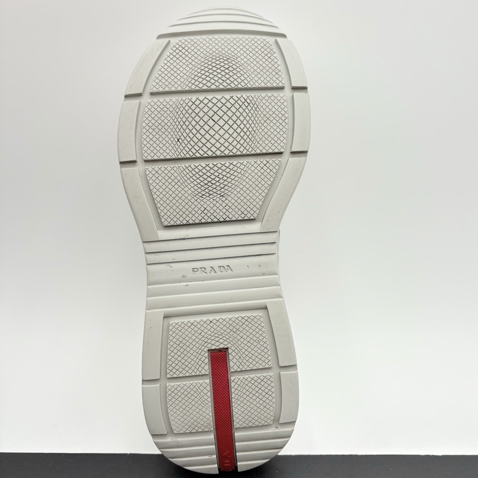 Size 8 UK (9 US) - Prada Americas Cup Sport ' White Grey ' | GREAT CONDITION!
