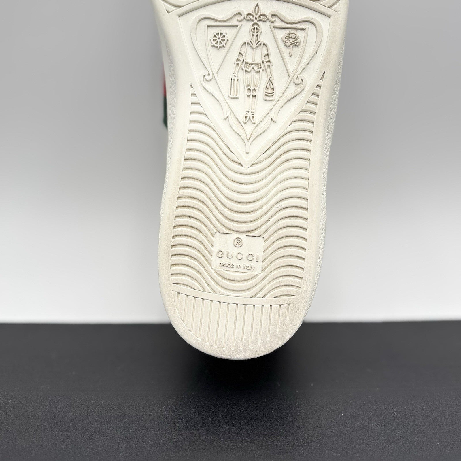 Size 9 G ( 10 US) - Gucci Ace Web  ' White, Red, Green ' | GOOD CONDITION!