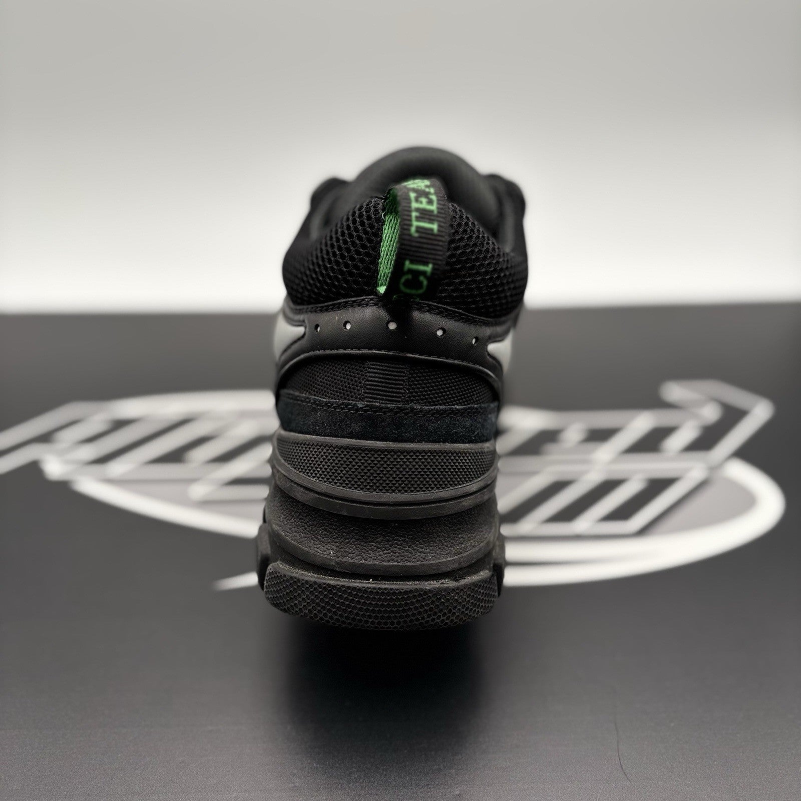 Size 8 G (8.5 US) - Gucci Flashtrek ' SEGA Black Leather ' | GOOD CONDITION!