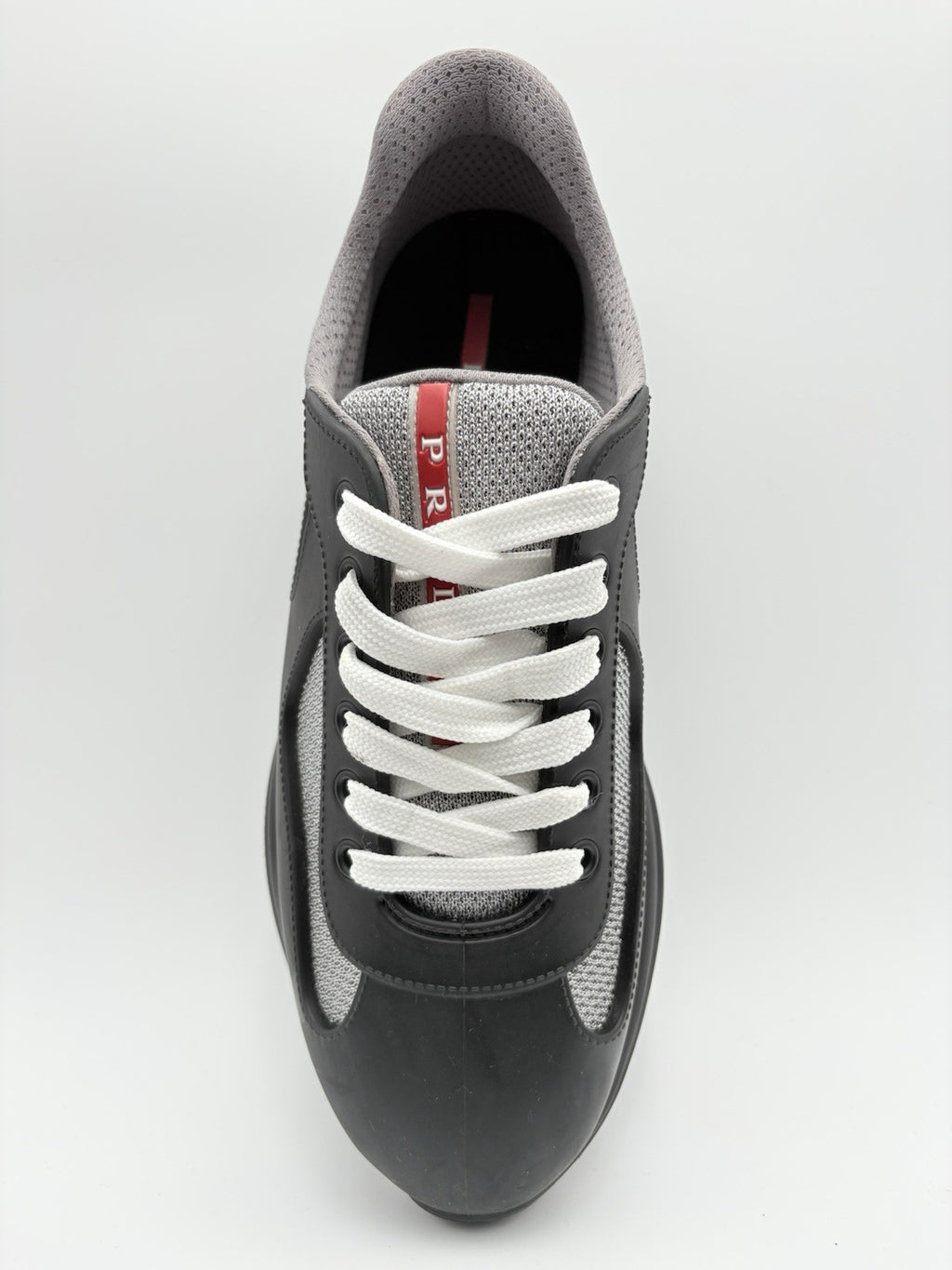 Size 40 (7 US) - Prada America's Cup Soft Rubber ' Black ' | SUPER CLEAN!