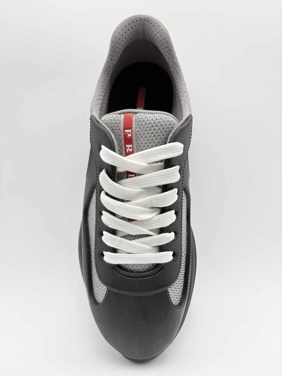 Size 40 (7 US) - Prada America's Cup Soft Rubber ' Black ' | SUPER CLEAN!
