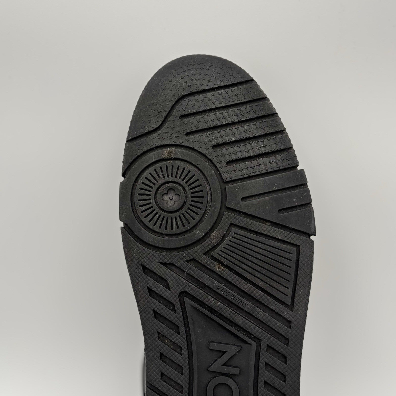 Size 9 LV (10-10.5 US) - Louis Vuitton Hardware Calfskin Trainer ‘ Black, Gold ‘