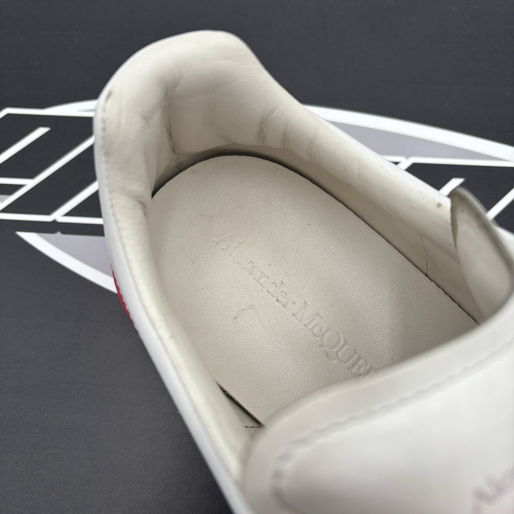 Size 45 (12 US) - Alexander McQueen Oversized ' White, Red Sole ' | GREAT COND!