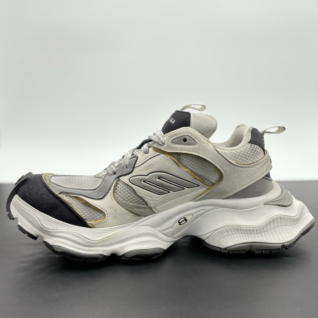 Size 44 (11 US) - Balenciaga Cargo Sneakers ' White Grey Black ' | GREAT COND!