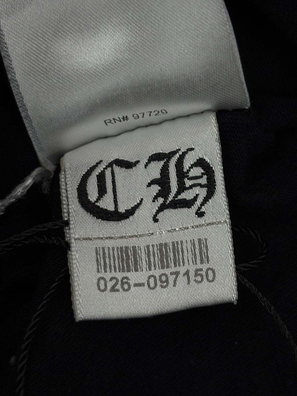 Size Large - Chrome Hearts Collar Print T-Shirt ' Black Brown ' | SUPER CLEAN!