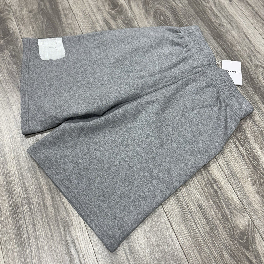 Size Medium - Givenchy Latex Band Shorts ' Light Grey Melange ' | NEW!