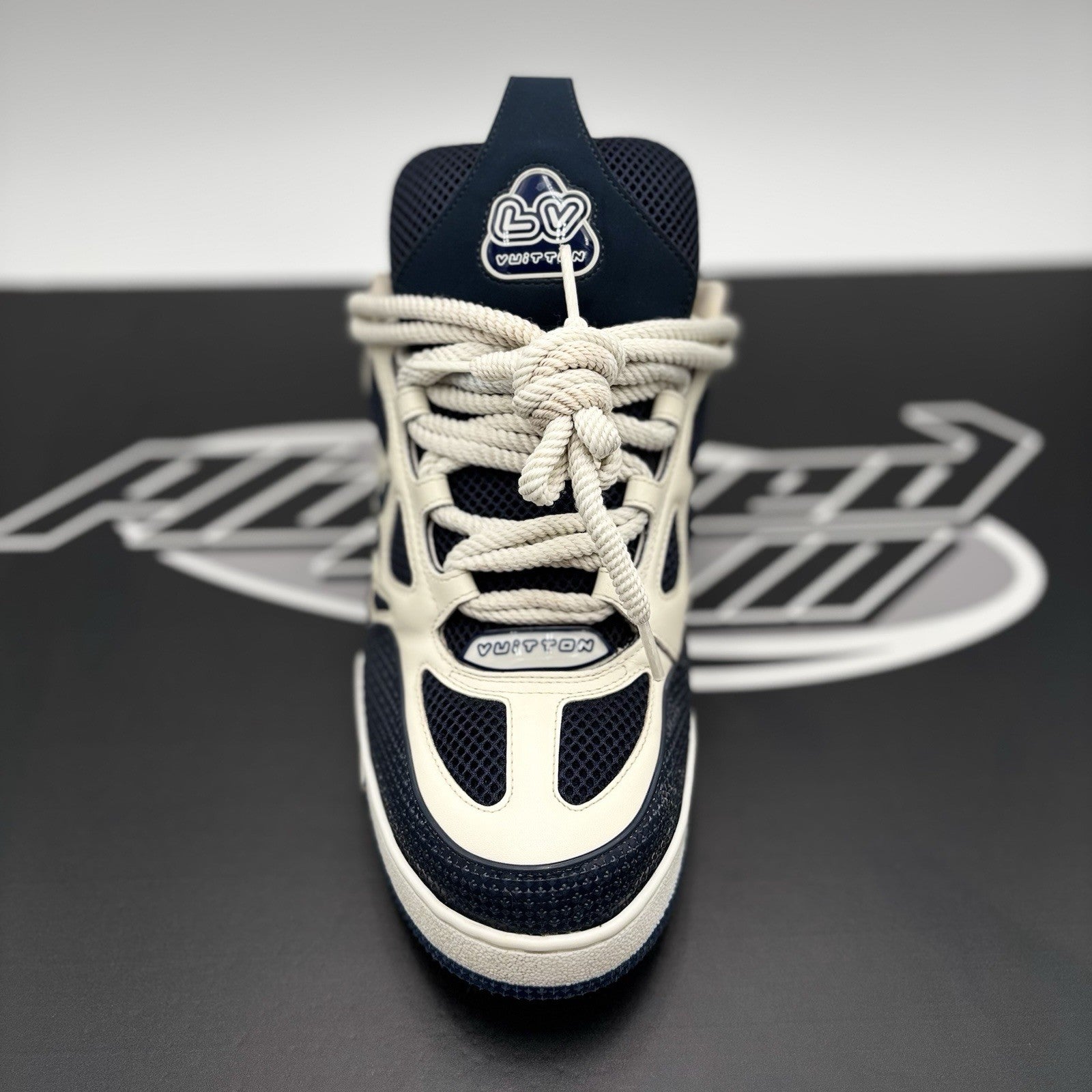Size 10 LV (11-11.5 US) - Louis Vuitton Skate ' Marine ' | GOOD CONDITION