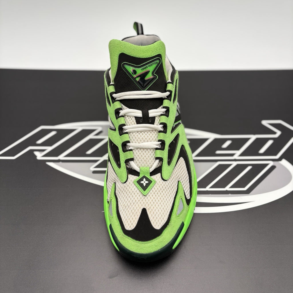 Size 10 LV (11-11.5 US) Louis Vuitton Tactic Runner ' Green ' | GOOD CONDITION!