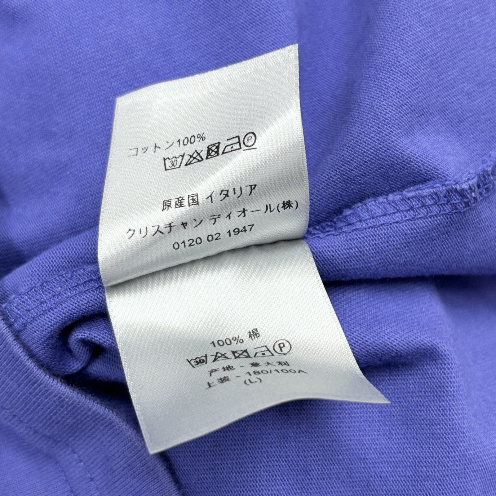 Size Large - Dior Icon T-Shirt ' Violet ' | SUPER CLEAN!