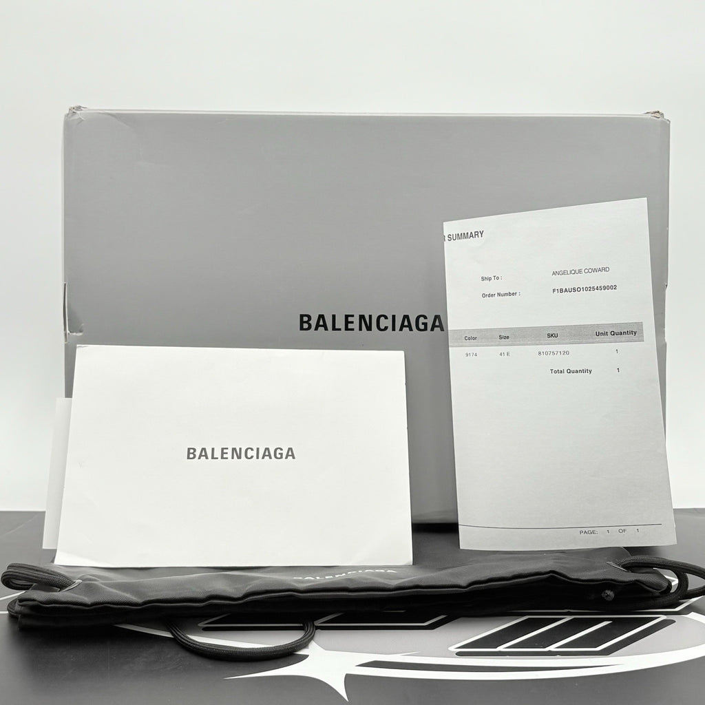 Size 41 (8 US) - Balenciaga Runner ' White Blue Yellow ' | GOOD CONDITION!