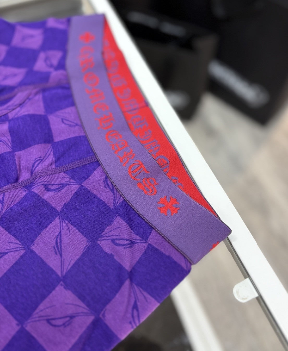 Size Medium - Chrome Hearts Matty Boy 99 Eyes Boxer Briefs ' Purple ' | NEW!